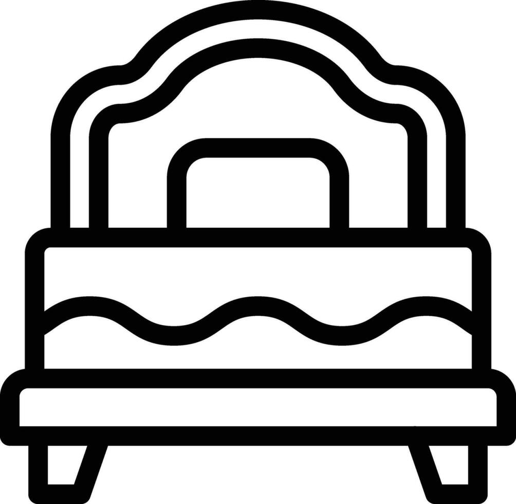 Bed Vector Icon Design Illustration