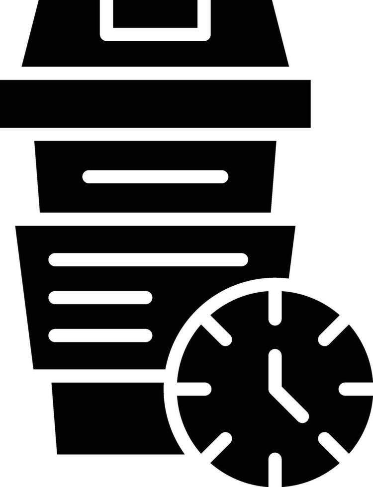 Coffee Time Vector Icon Design Illustration