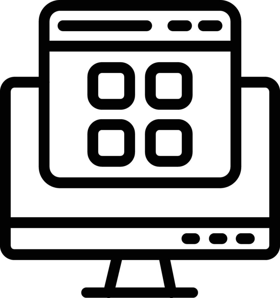 Layout Vector Icon Design Illustration