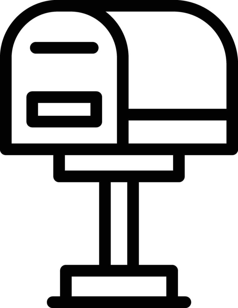 Mail Box Vector Icon Design Illustration
