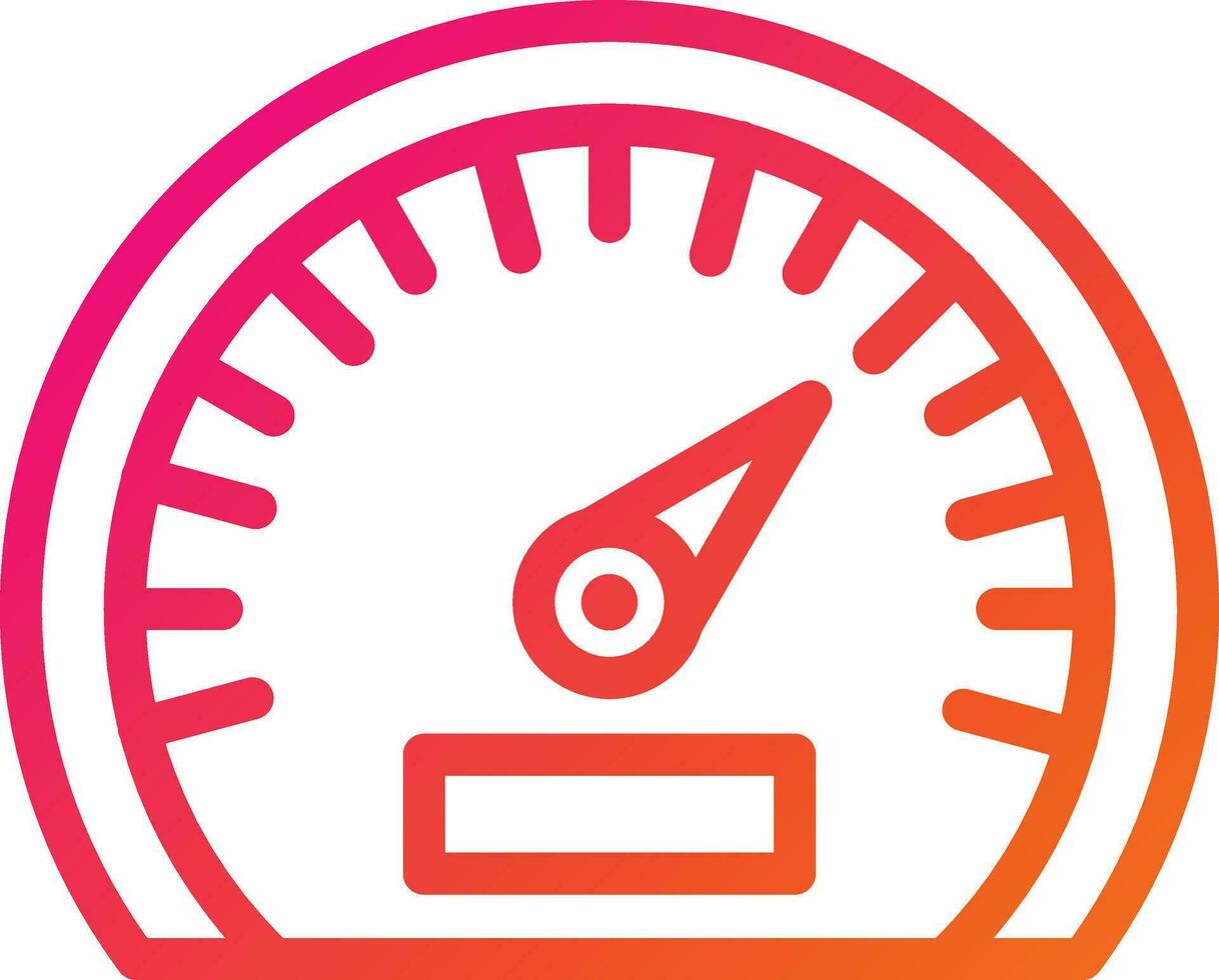 Speedometer Vector Icon Design Illustration