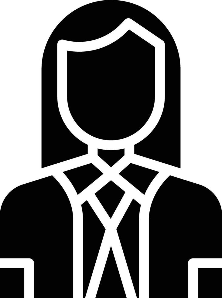 Company Secertary Vector Icon Design Illustration
