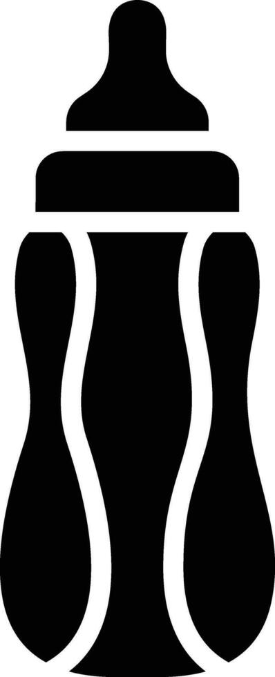 Baby Bottle Vector Icon Design Illustration