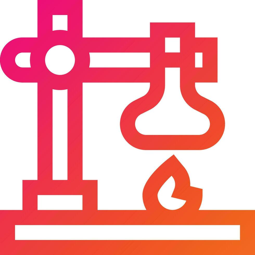 Bunsen Burner Vector Icon Design Illustration