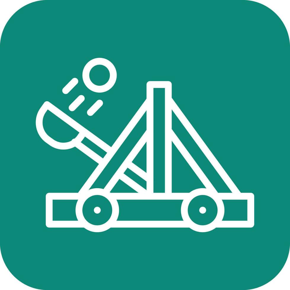 Catapult Vector Icon Design Illustration