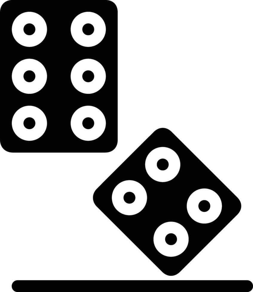 Dice Vector Icon Design Illustration