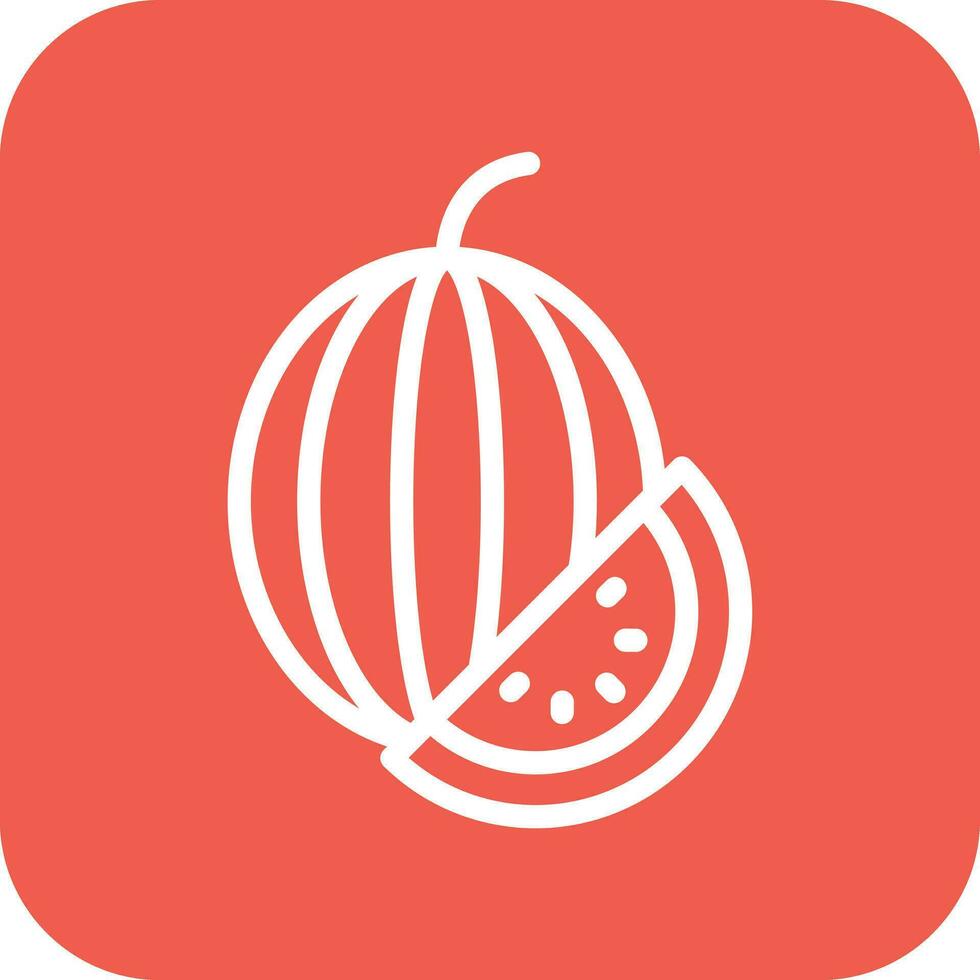 Watermelon Vector Icon Design Illustration