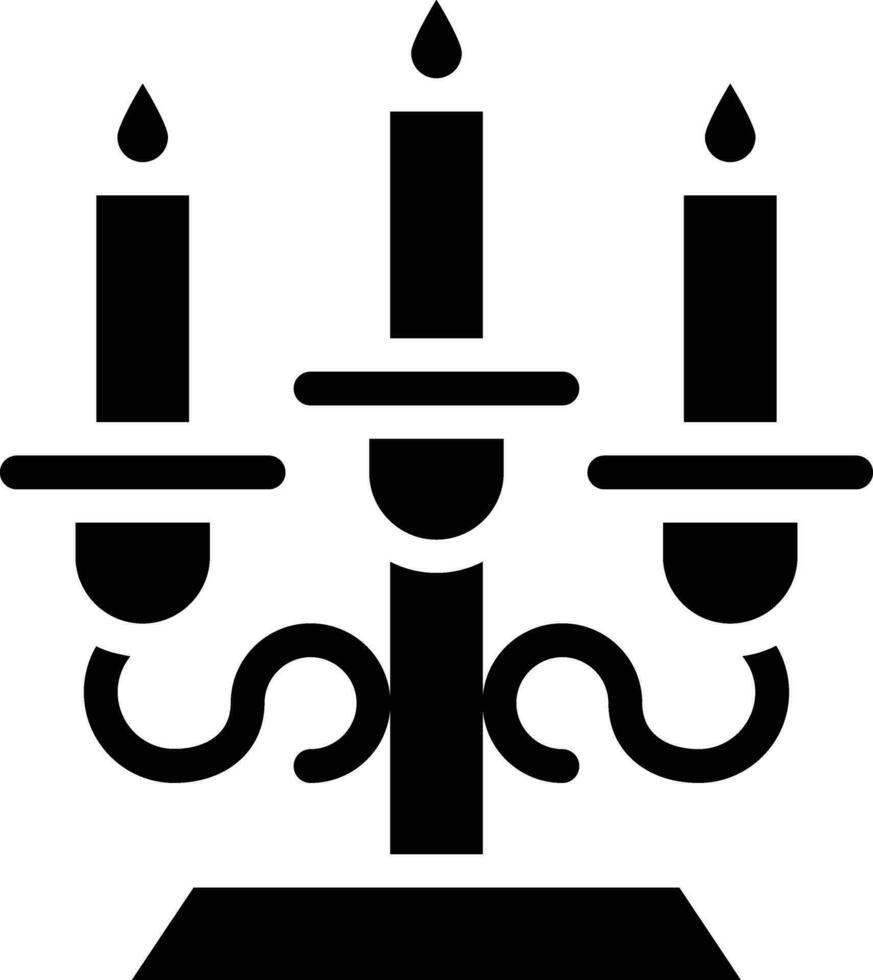 Candlestick Vector Icon Design Illustration