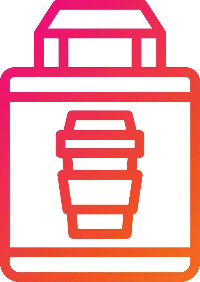 Take Away Vector Icon Design Illustration