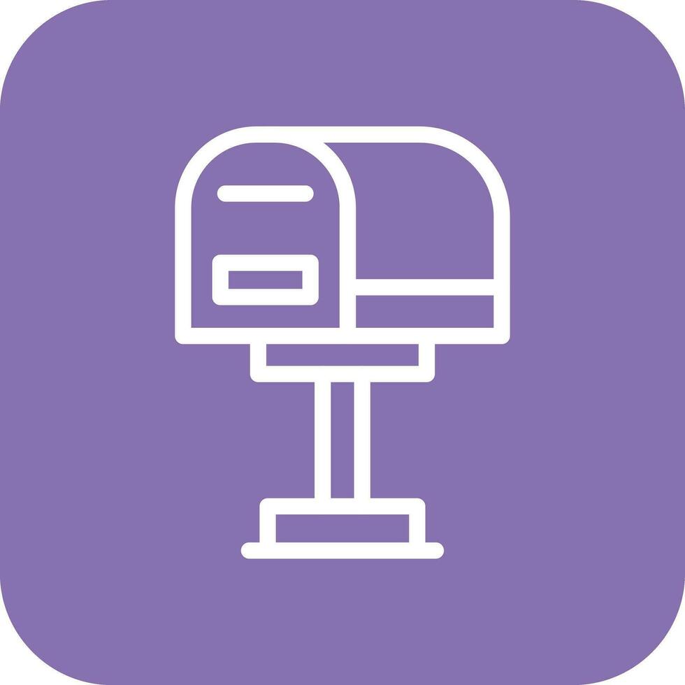 Mail Box Vector Icon Design Illustration