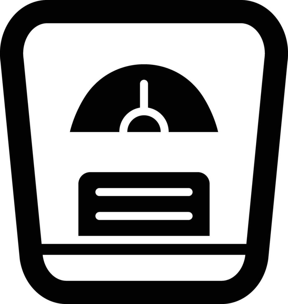 Weight Vector Icon Design Illustration