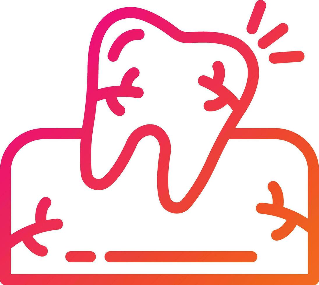 Wisdom Tooth Vector Icon Design Illustration