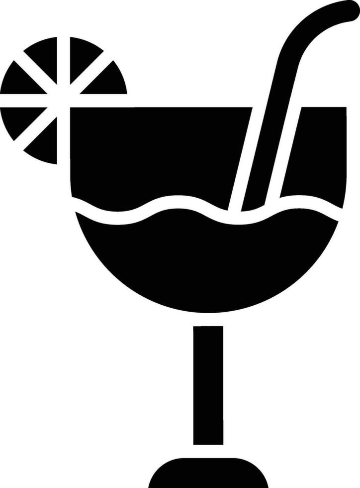 Cocktail Vector Icon Design Illustration