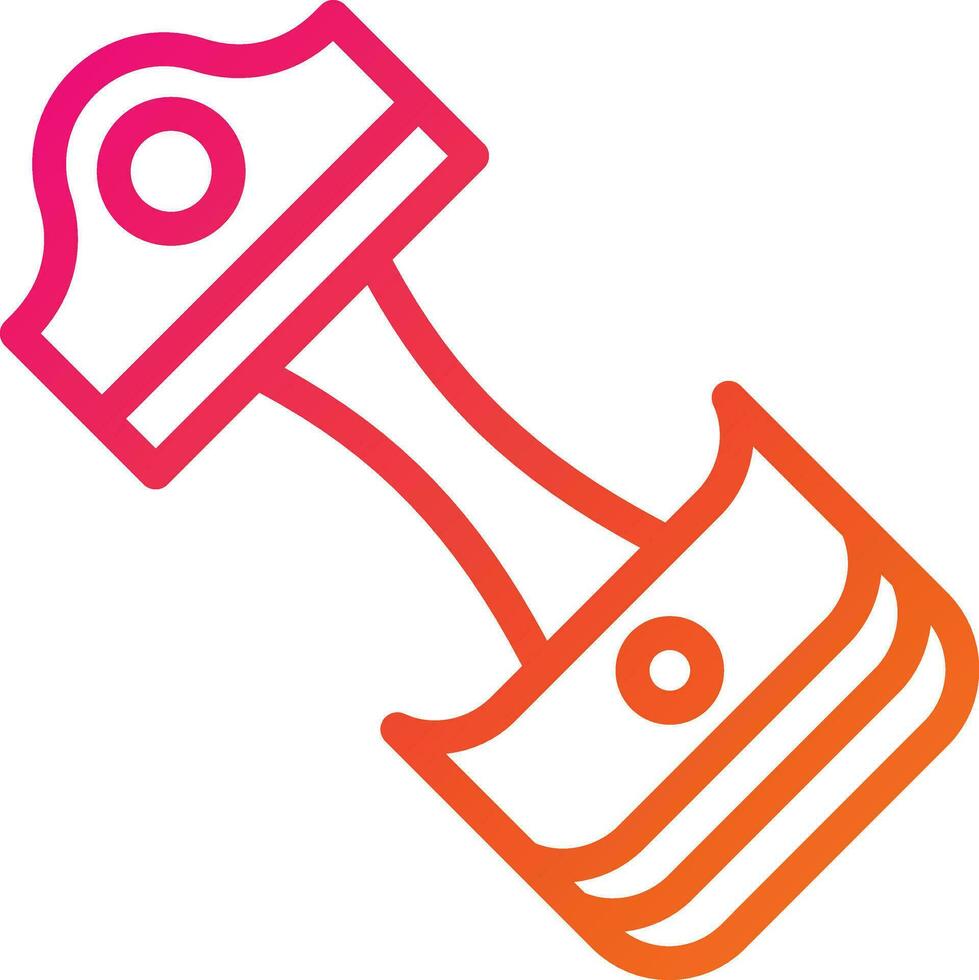 Piston Vector Icon Design Illustration