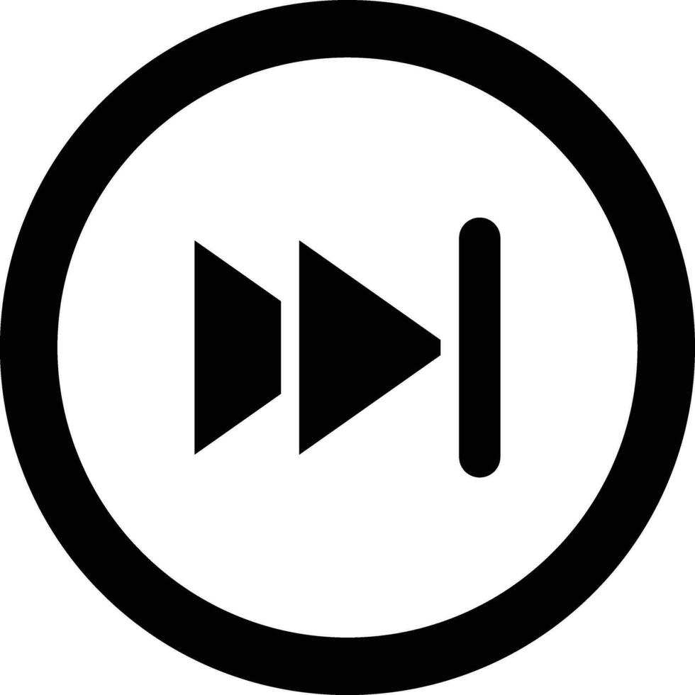Forward Vector Icon Design Illustration