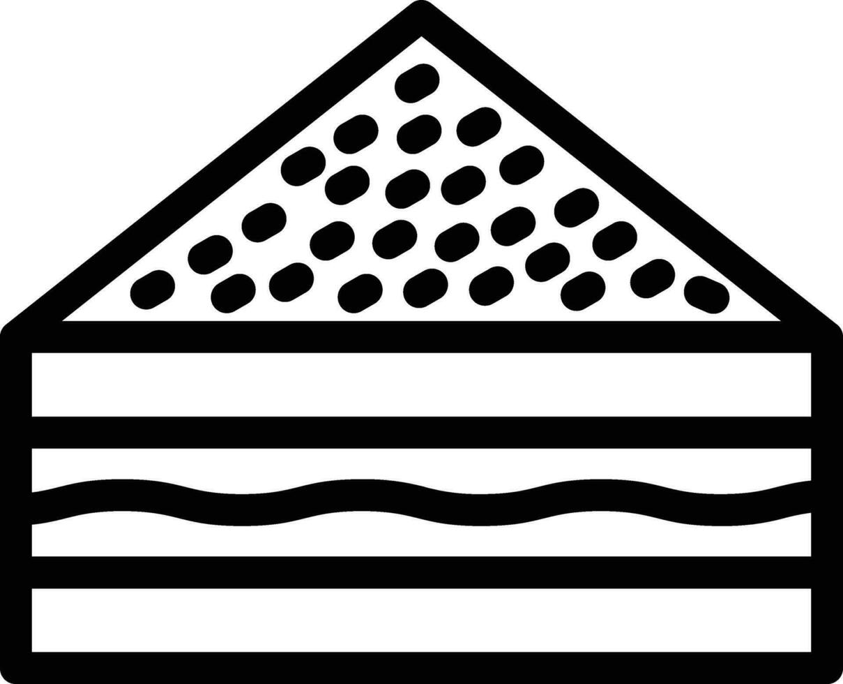 Sandwich Vector Icon Design Illustration