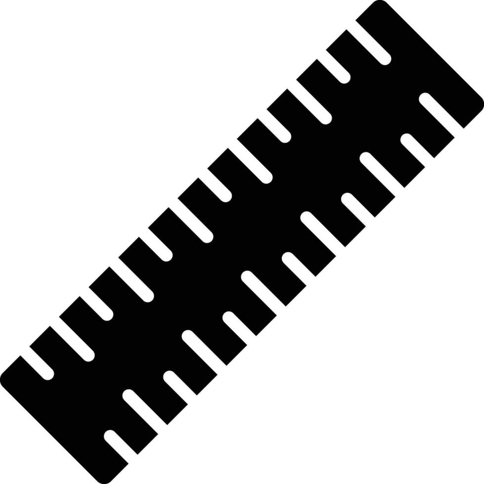 ilustración de diseño de icono de vector de regla