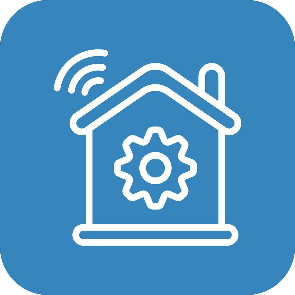Smart Home Vector Icon Design Illustration