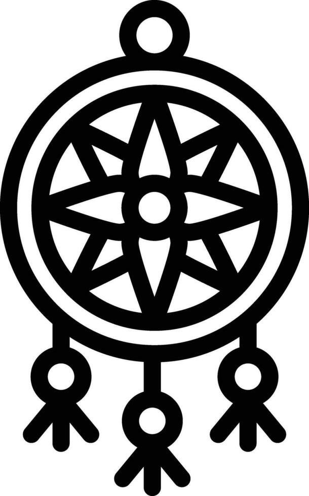 Dreamcatcher Vector Icon Design Illustration