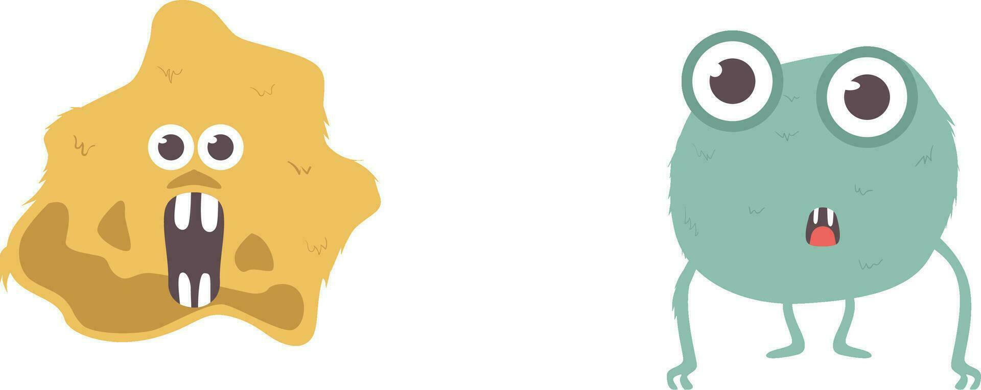monster running gif vector