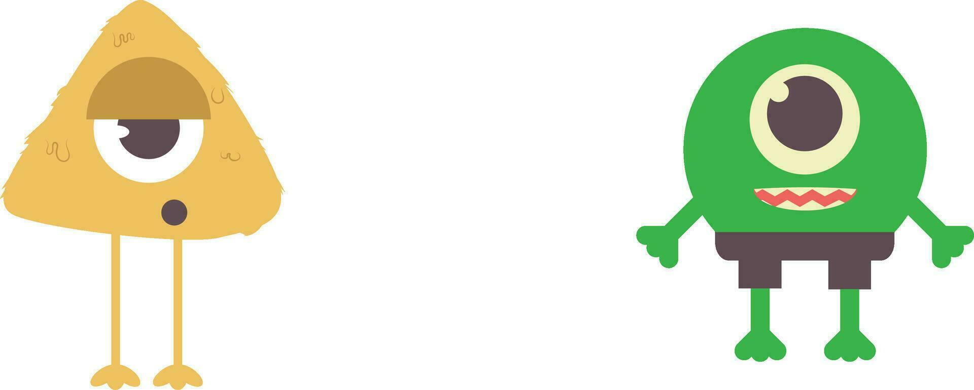 monster running gif vector