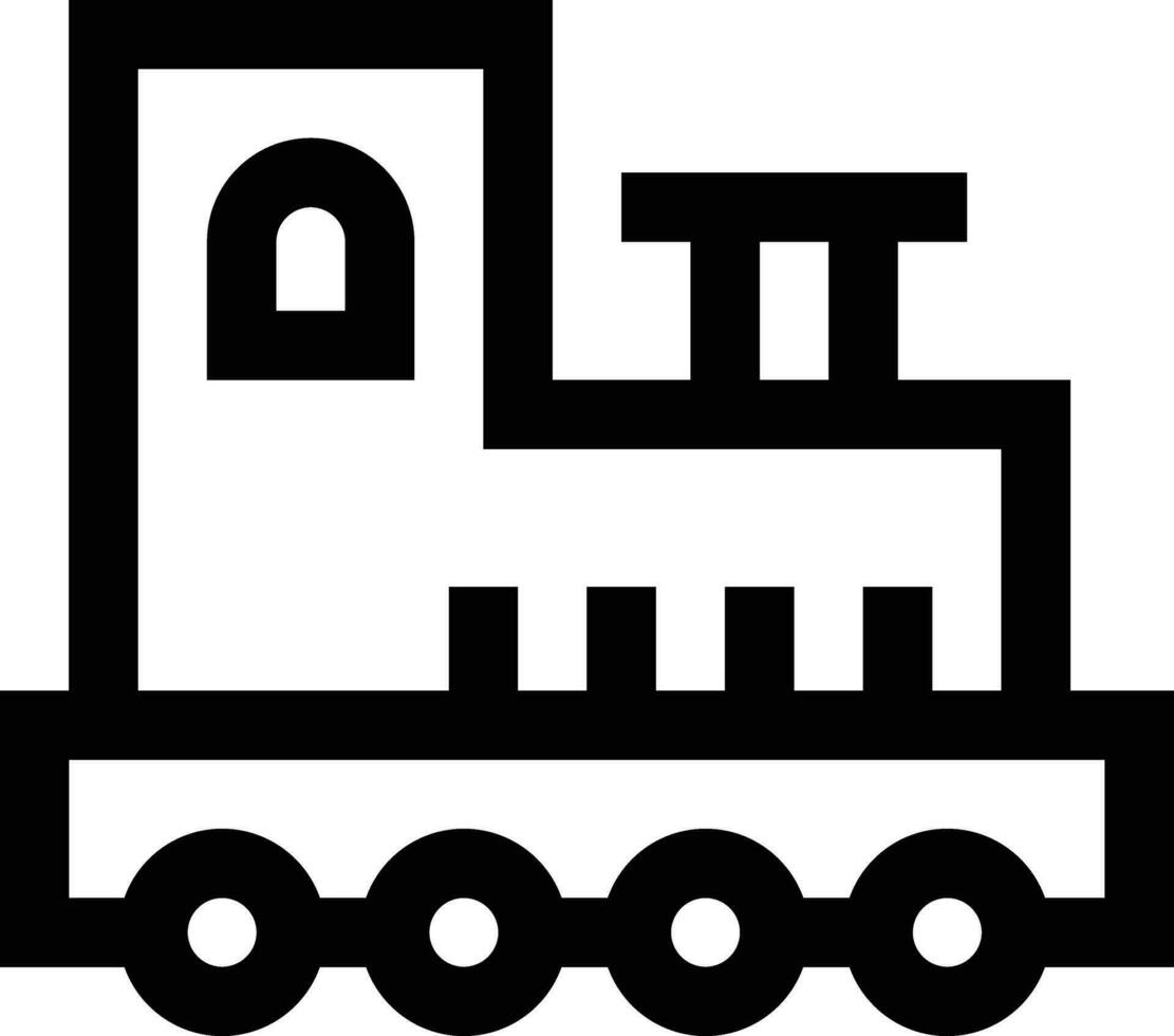 ilustración de diseño de icono de vector de tren