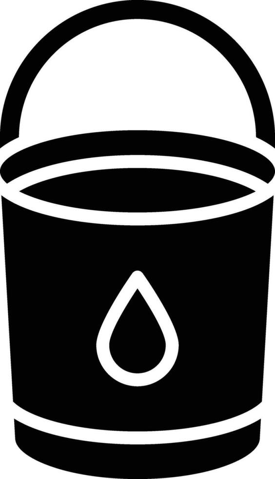 Bucket Vector Icon Design Illustration