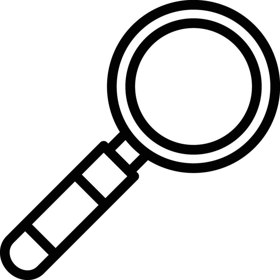 Magnifying Glass Vector Icon Design Illustration