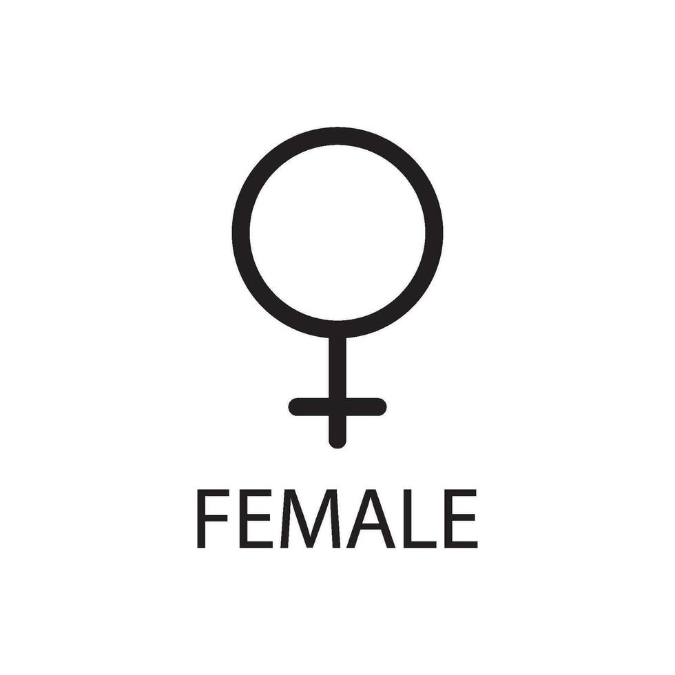 gender symbol icon vector