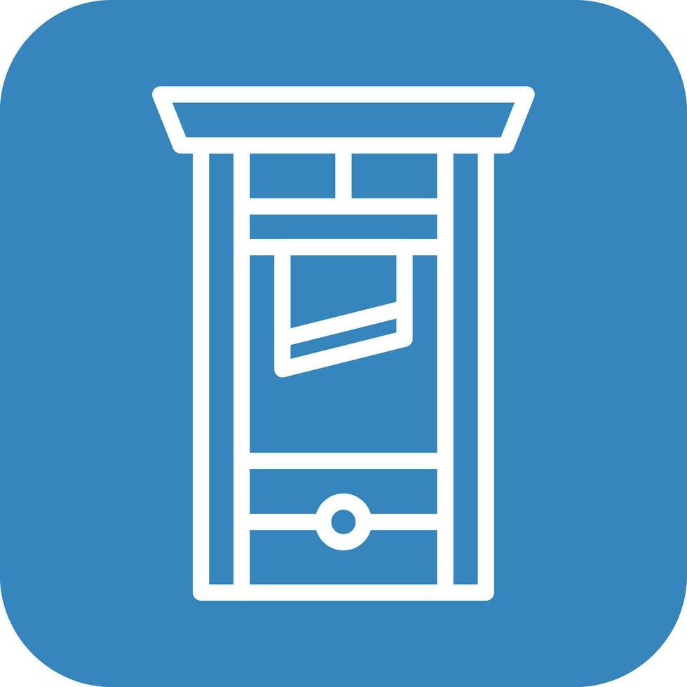Guillotine Vector Icon Design Illustration