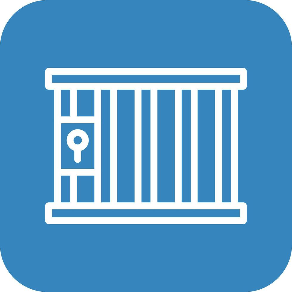 Jail Vector Icon Design Illustration