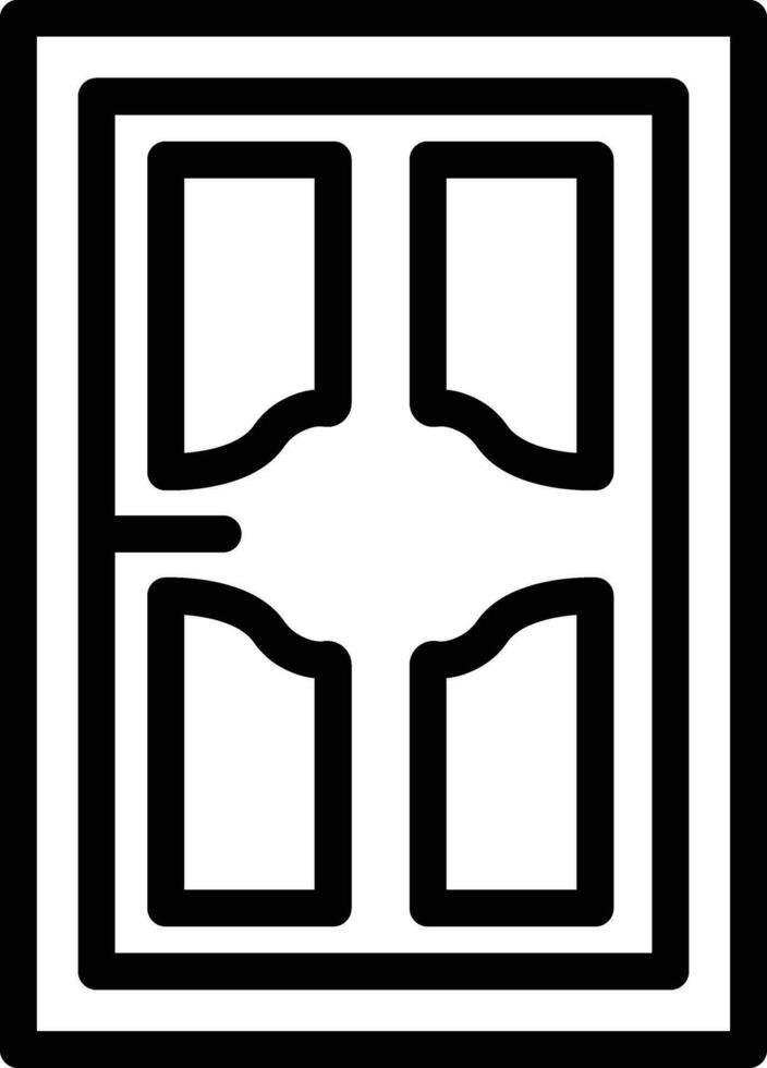 Door Vector Icon Design Illustration