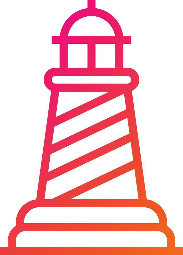 Lighthouse Vector Icon Design Illustration