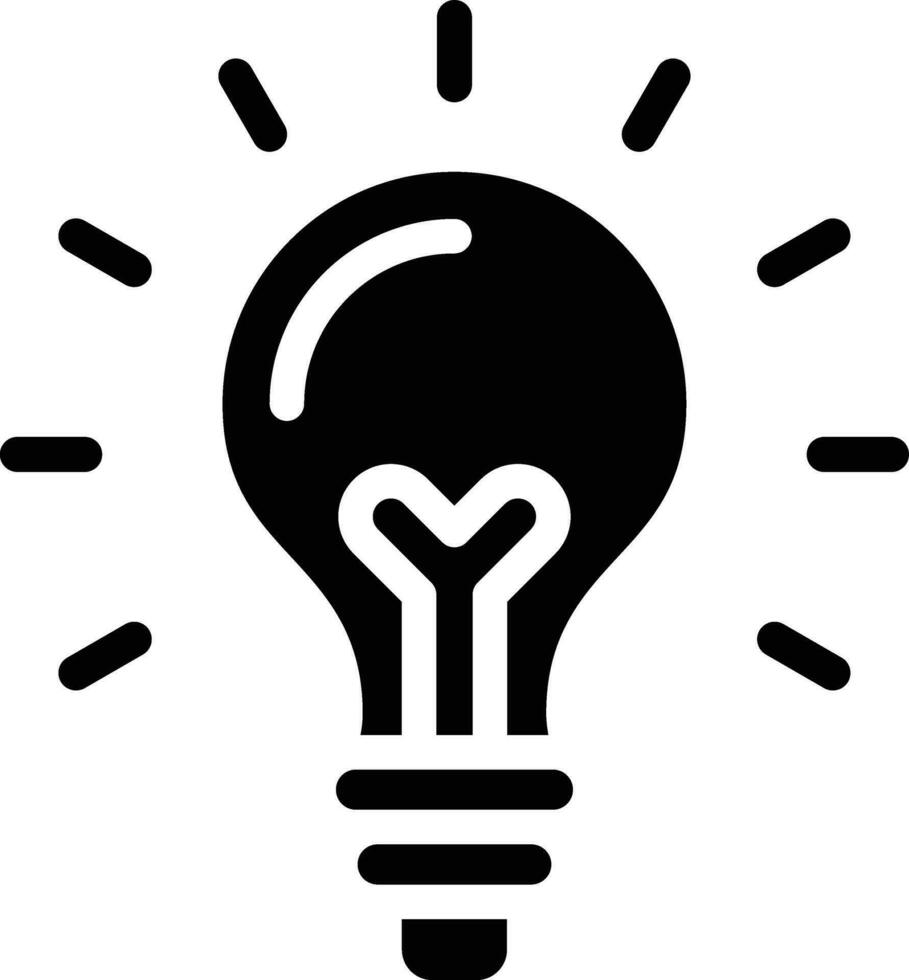 Light bulb Vector Icon Design Illustration