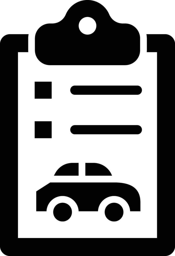 Car report Vector Icon Design Illustration