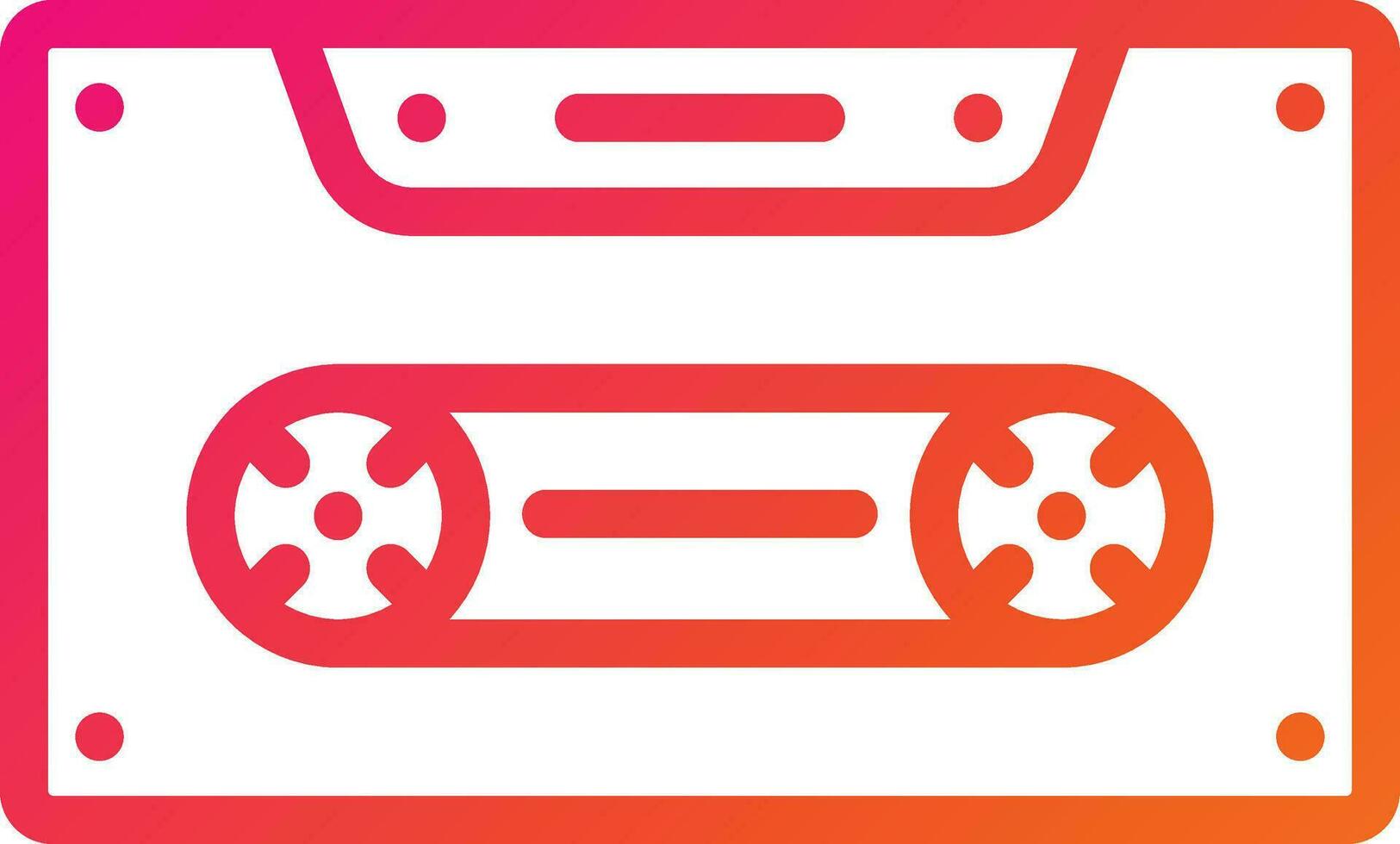 Cassette Vector Icon Design Illustration