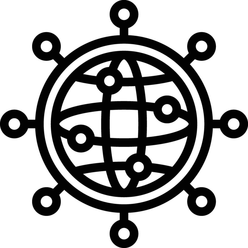Networking Vector Icon Design Illustration