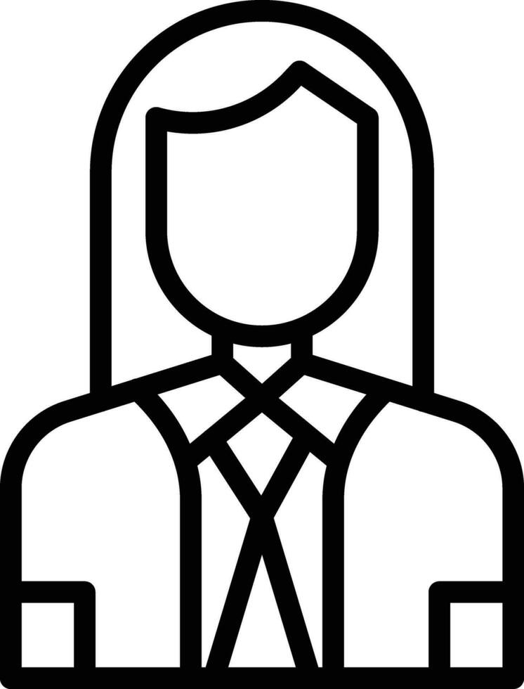 Company Secertary Vector Icon Design Illustration
