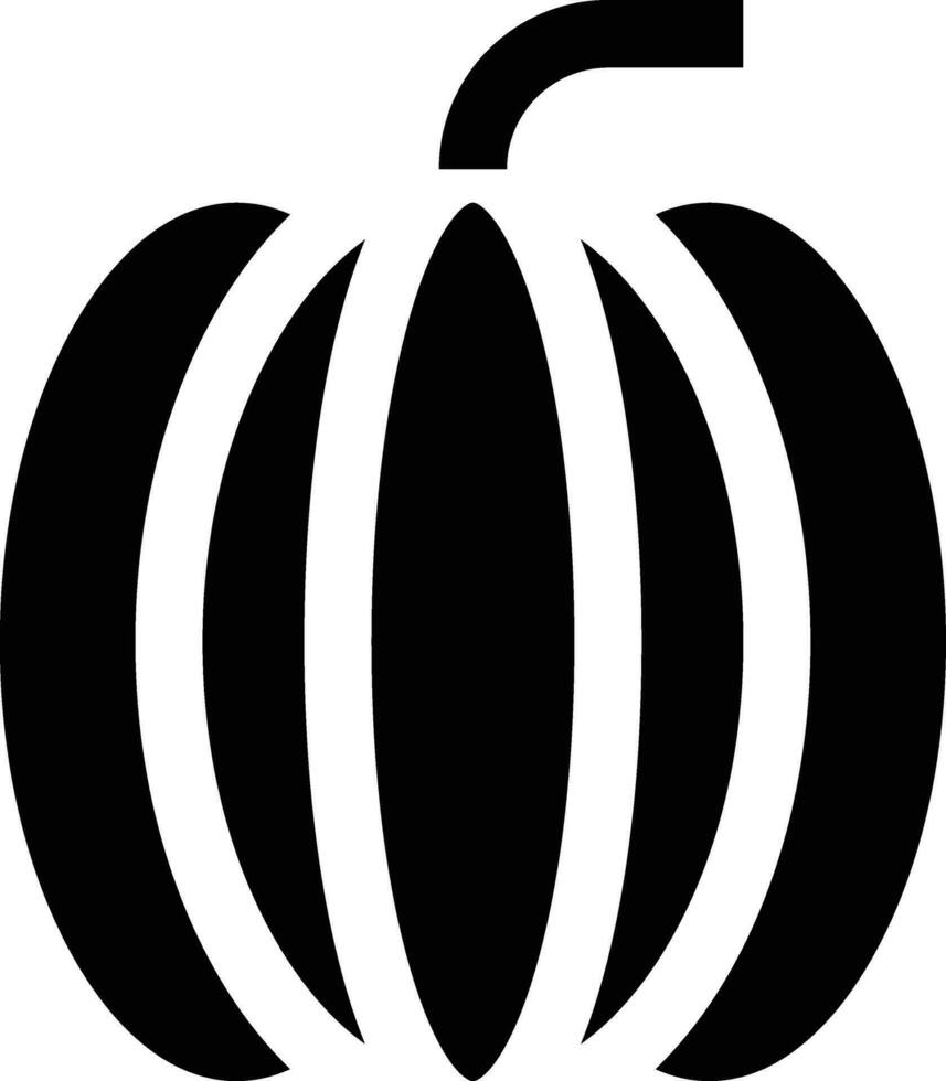 ilustración de diseño de icono de vector de calabaza