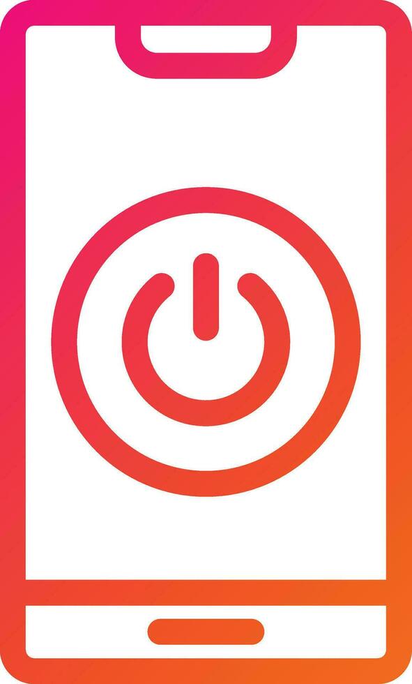 Turn On Vector Icon Design Illustration