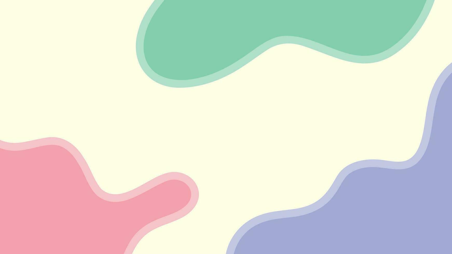 antecedentes ola modelo pastel morado y rosado color vector