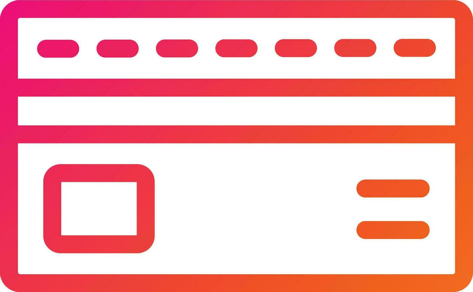 Card Vector Icon Design Illustration