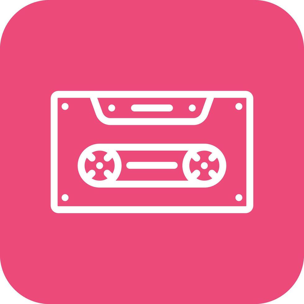 Cassette Vector Icon Design Illustration