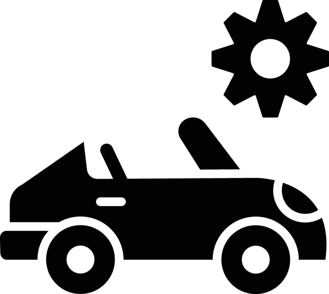 coche Servicio vector icono diseño ilustración