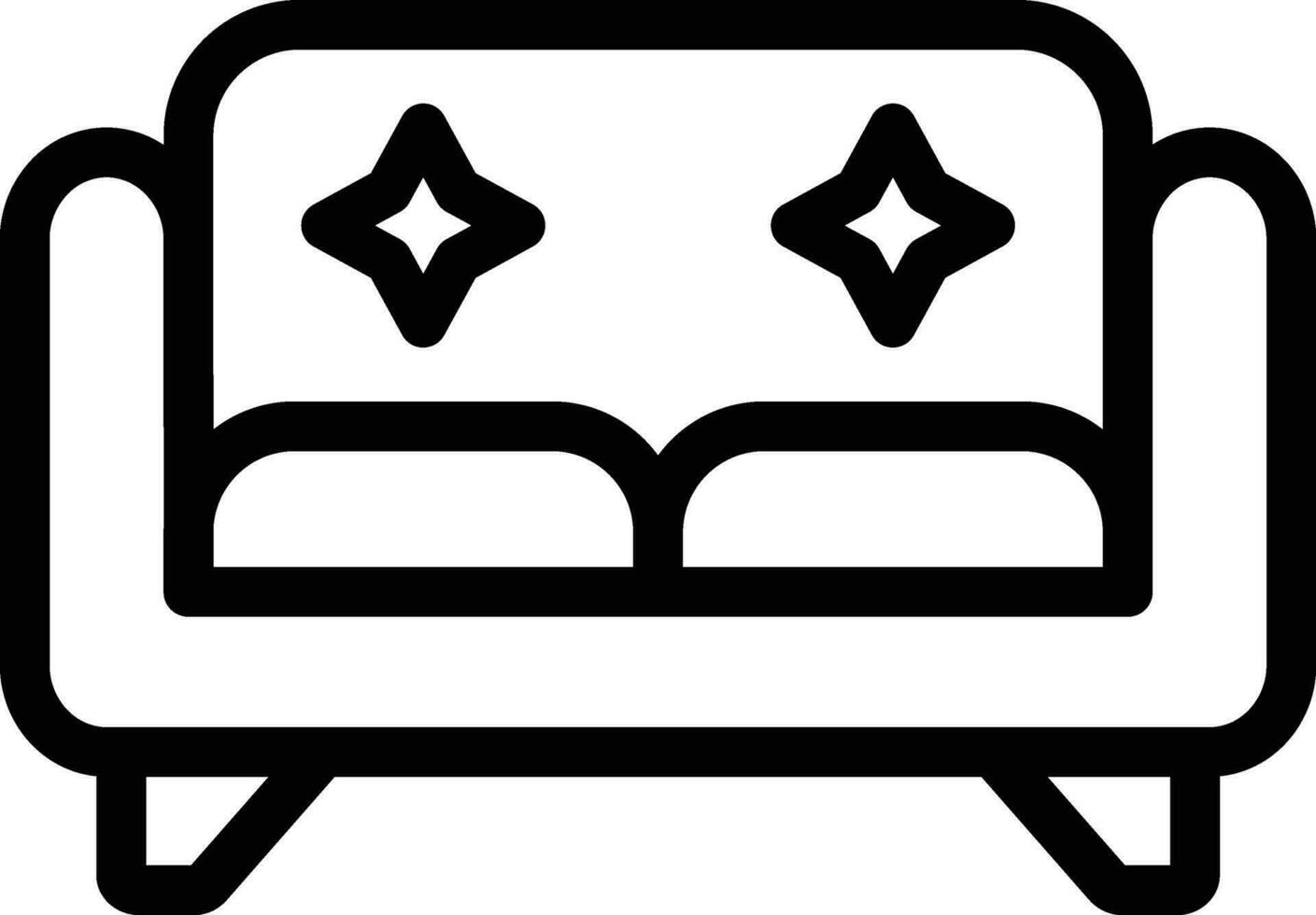 Sofa Vector Icon Design Illustration