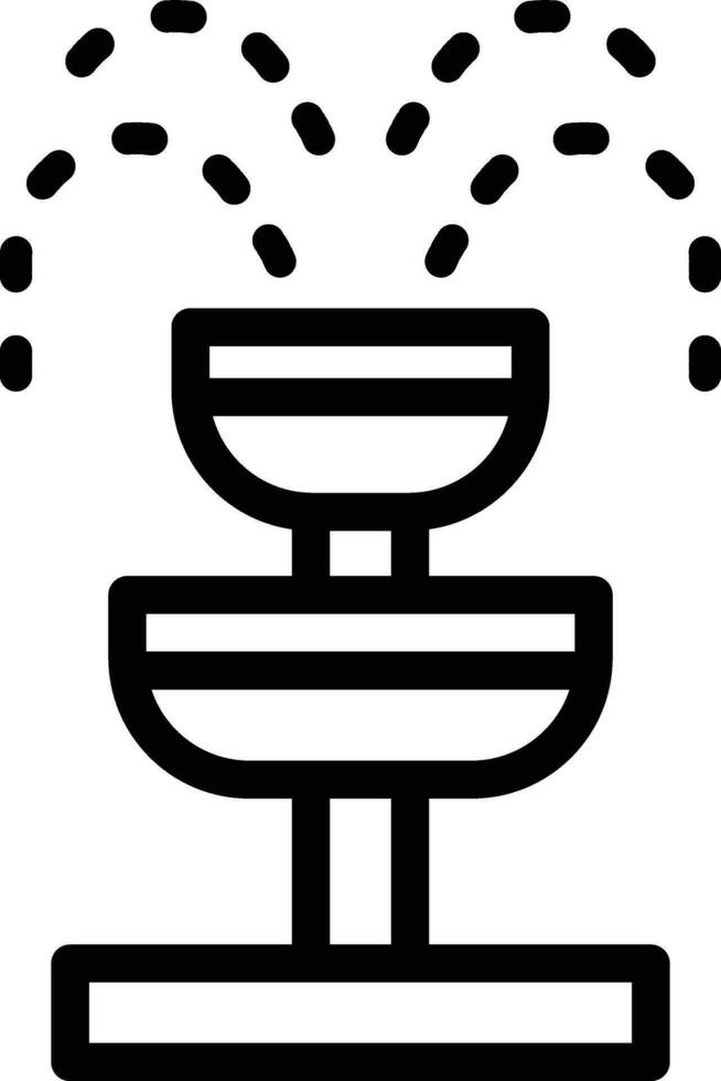 Fountain Vector Icon Design Illustration