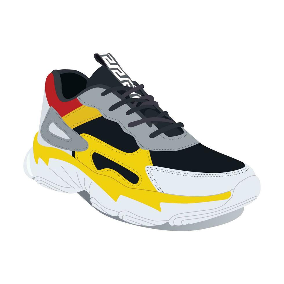 Vector Illustration of Sneaker Sport shoes