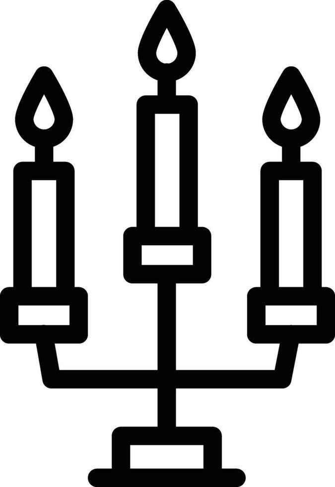 Candles Vector Icon Design Illustration