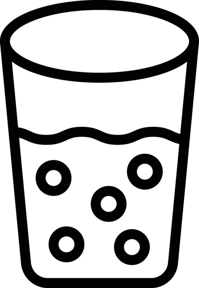 Shot Glass Vector Icon Design Illustration