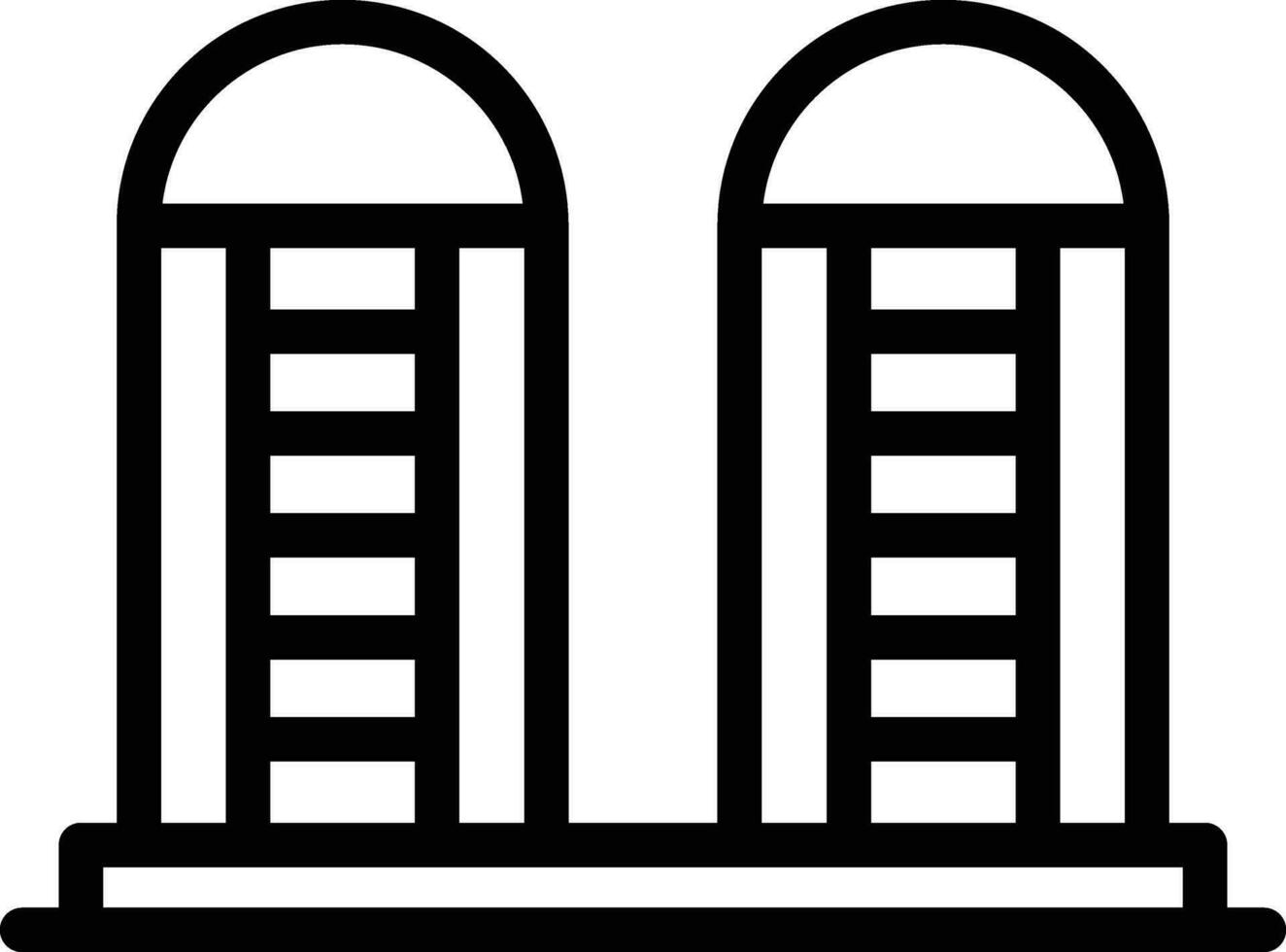Silo Vector Icon Design Illustration